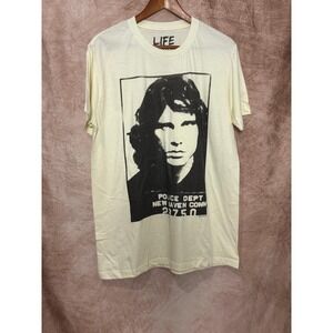 Life Clothing Jim Morrison Mugshot Graphic Tee Size L NWOT